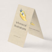 二つ折り名刺 名刺 (裏面)