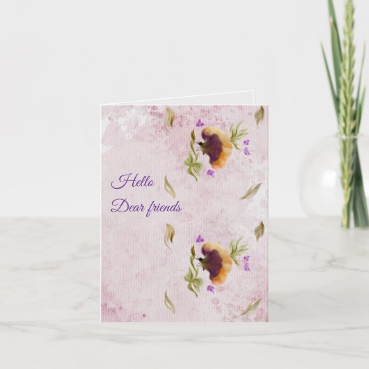 二つ折り招待状 招待状 (正面)