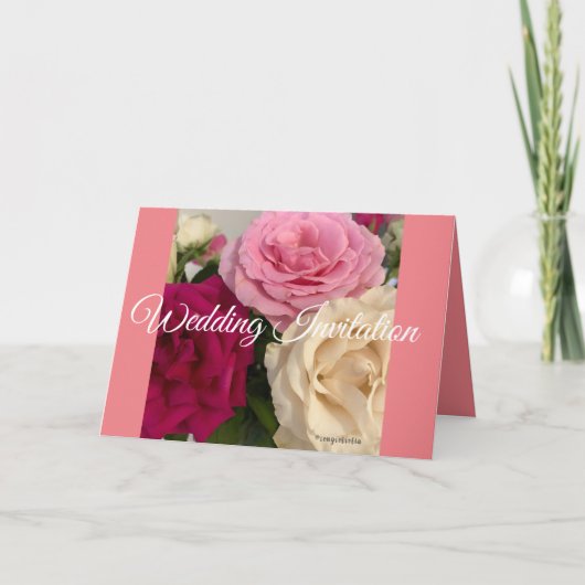 二つ折り招待状 招待状 (正面)