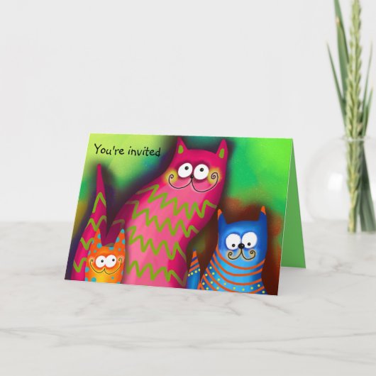 二つ折り招待状 招待状 (正面)