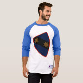 二つ星のクレスト Tシャツ (正面フル)