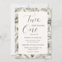 二は一のヴィンテージフローラシンプルとなる結婚