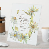 二は一デイジー金ゴールド枠結婚 台座サイン (インサイチュ)