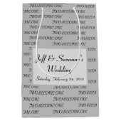 二エレガント人が一つの台本にな結婚る ミディアムペーパーバッグ (正面)