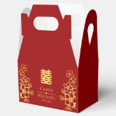 二エレガント重の幸福中国の結婚のフローラ フェイバーボックス (オープン)