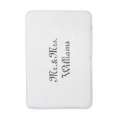 二カスタマイズ人の名前そしてミセス バスマット (正面縦)