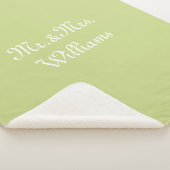 二カスタマイズ人の名前アボカド夫人 シェルパブランケット (3/4)