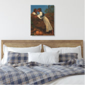 二キスをする人(キス)(by von Pettenkofen) キャンバスプリント (インサイチュ (寝室))