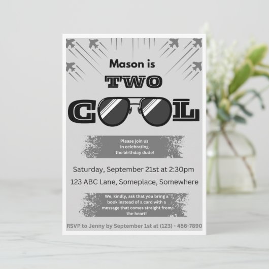 二クール誕生日! 招待状 (スタンド正面)