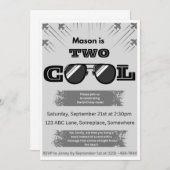 二クール誕生日! 招待状 (正面/裏面)