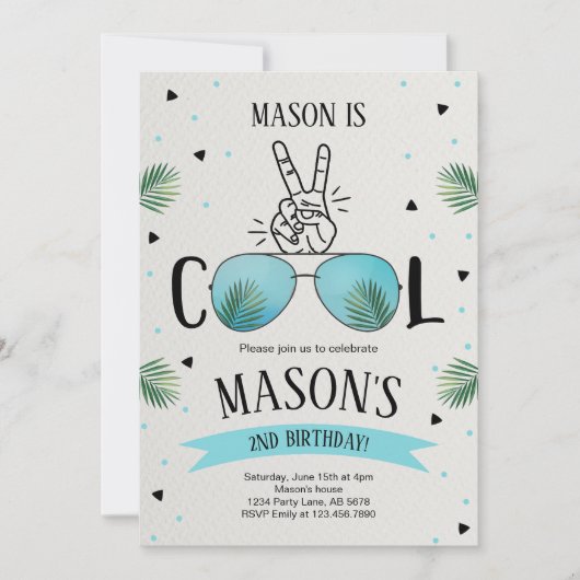 二クール 招待状 (正面)