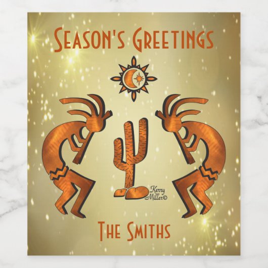 二ココペリ ワインラベル (シングルラベル)