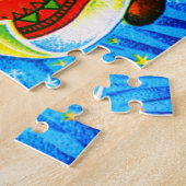 二サンタ ジグソーパズル (側面)