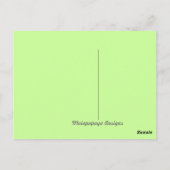 二シダ ポストカード (裏面)