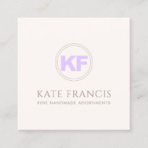 二スタイリッシュモダンイニシャルモノグラム