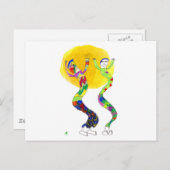 二ダンサー踊りin the Sun ポストカード (正面/裏面)