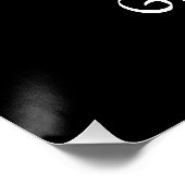 二ハートワンラブ結婚ズゲストブックポスター ポスター (コーナー)