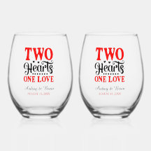 二ハートワン結婚ラブ形見