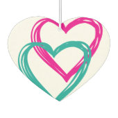 二ハート カーエアーフレッシュナー (裏面)