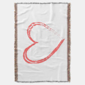 二ハート スローブランケット (正面縦)