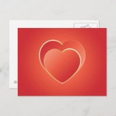 二ハート ポストカード (正面/裏面)