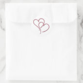 二ハート... ラウンドシール (バッグ)