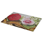 二バラ絵を描ズ カッティングボード (角)