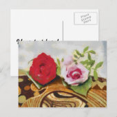 二バラ絵を描ズ ポストカード (正面/裏面)