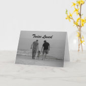 二パパハッピーファーザー カード (黄色い花)