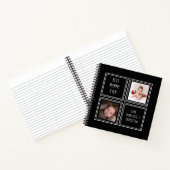 二パーソナライズされたつの写真テンプレートの一種 ノートブック (内部)