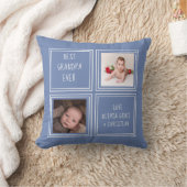 二パーソナライズされた写真テンプレート一つ クッション (ブランケット)