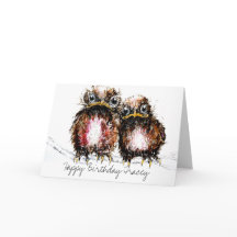 二パーソナライズされた羽の鳥