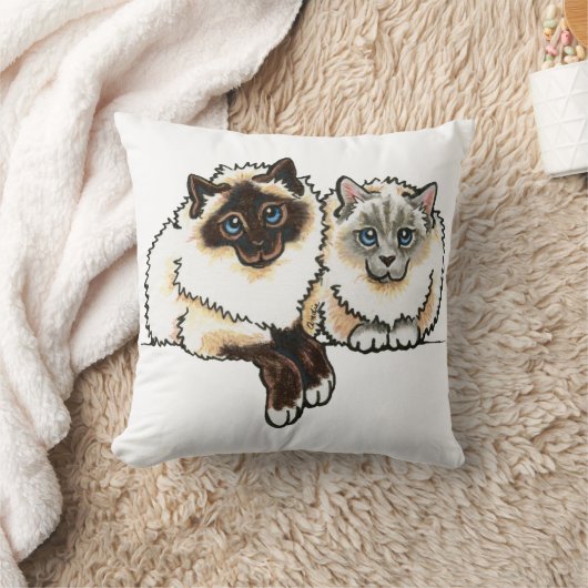 二ビルマン クッション (ブランケット)