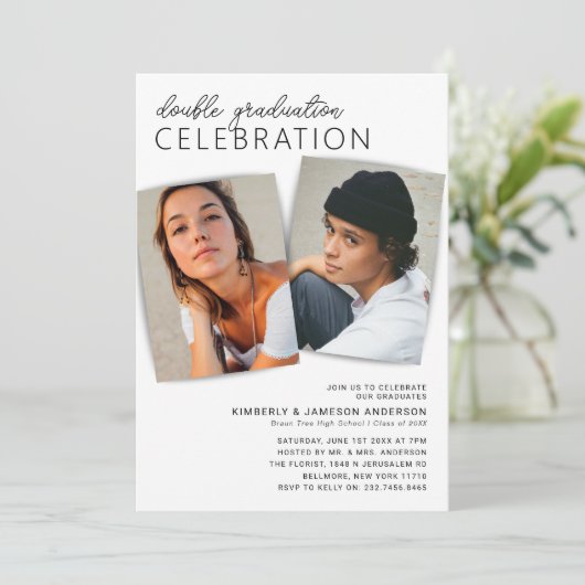 二モダン写真共同卒業 招待状 (スタンド正面)