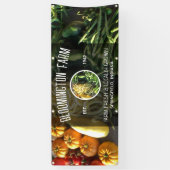 二モダン写真家農場事業 横断幕 (縦)