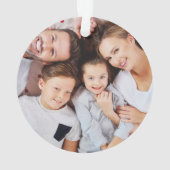 二モダン面両面カスタム文字ハヌカ オーナメント (裏面)