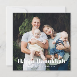 二モダン面両面カスタム文字ハヌカ シーズンカード