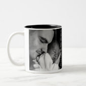 二ユニーク音マグカップパパのギフト ツートーンマグカップ (左)