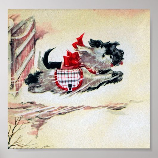 二ランニング人のスコットランド ポスター (正面)