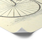 二ヴィンテージ用自転車プリント ポスター (角)