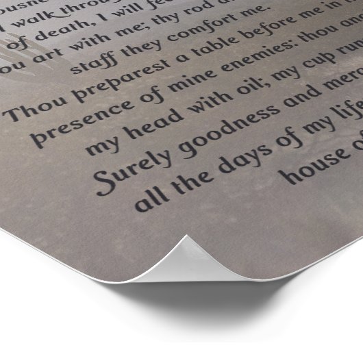 二三詩篇 ポスター (角)