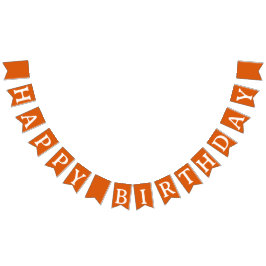 二不気味つの誕生日パーティーシンボルや象徴とバナー バンティングフラッグ