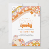 二不気味 | レトログルーヴィボホガールズ1st誕生日 招待状 (正面)