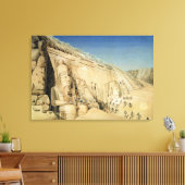 二世の素晴らし神殿の発掘 キャンバスプリント (インサイチュ (リビング))