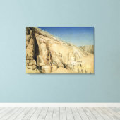 二世の素晴らし神殿の発掘 キャンバスプリント (インサイチュ (ウッドフロア))