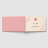 二中国のエレガント重の幸福結婚の ゲストブック (全面)