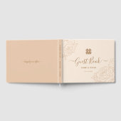 二中国のエレガント重の幸福結婚の ゲストブック (全面)