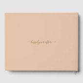 二中国のエレガント重の幸福結婚の ゲストブック (裏面)