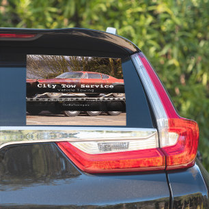 二事業会社の自動車広告事業 シール