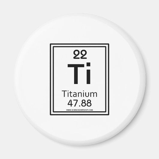 二二チタン マグネット (正面)